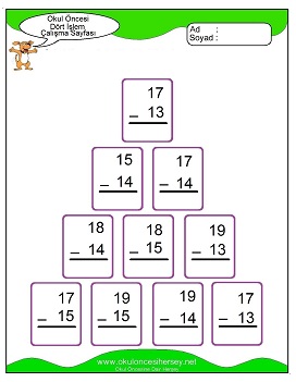 İşlemler yaprak test